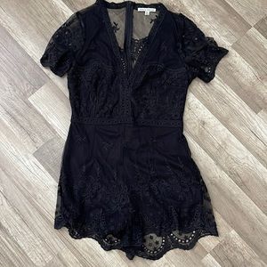 Cute black romper